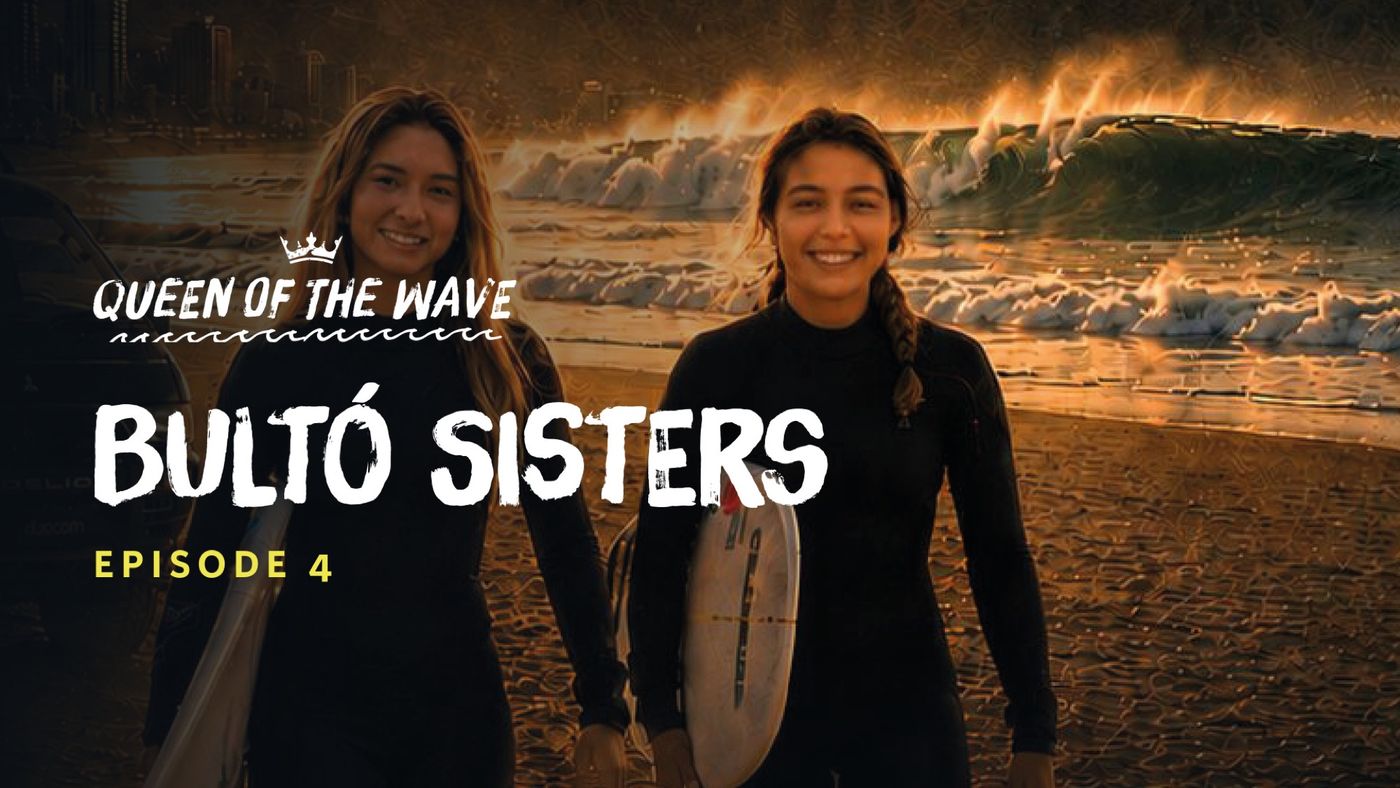 Episode 4: the Bulto sisters walking on the beach at golden hour